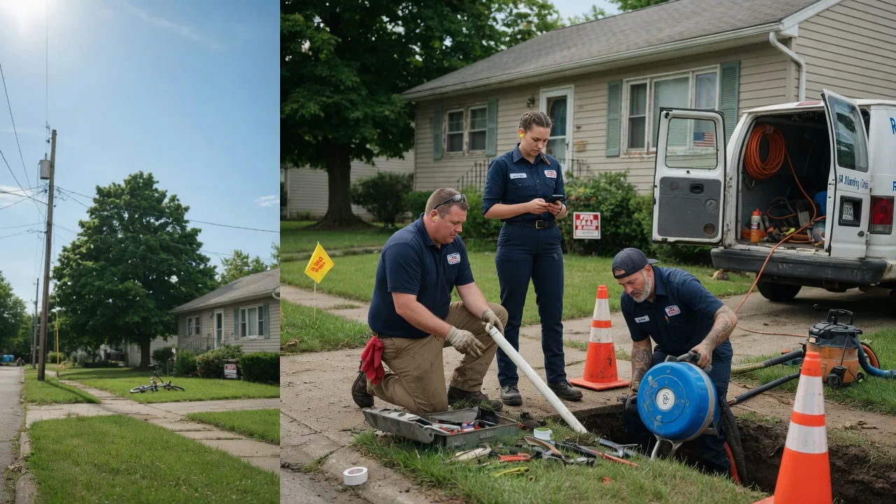Sewer Line Repair in Radom, IL near me